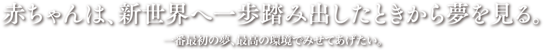 赤ちゃんは、新世界へ一歩踏み出したときから夢を見る。 一番最初の夢、最高の環境でみせてあげたい。そんな想いから産婦人科病棟が改装されました。当院の誇る産婦人科病棟へ是非見学にいらしてください。